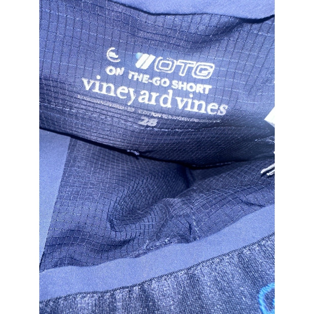 Vineyard Vines Chino Shorts Mens 28 Blue OTG On-The-Go 8" Inseam Stretch Casual - Picture 4 of 7